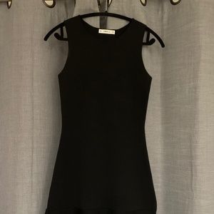 Zara Knit Black Flare Dress